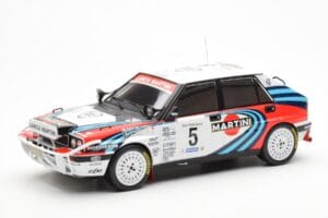 Lancia Delta Integrale 16V #5 J. Kankkunen / J. Piironen Rally Safari 1990 IXO 1:18