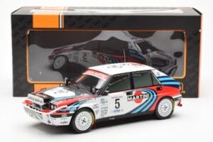Lancia Delta Integrale 16V #5 J. Kankkunen / J. Piironen Rally Safari 1990 IXO 1:18 18RMC139C Metāls — attēls 6 no 6