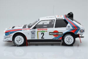 Lancia Delta S4 #2 M. Alen / I. Kivimaki Rally San Remo 1986 IXO 1:18 18RMC130A Metāls — attēls 3 no 6