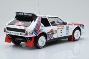 Lancia Delta S4 #5 M. Biasion / T. Siviero Rally San Remo 1986 IXO 1:18 18RMC130B Metāls — attēls 2 no 6