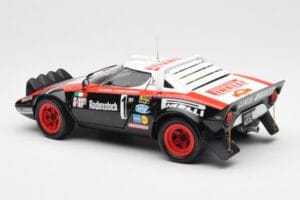 Lancia Stratos HF #1 Hunsruck Rally 1978 Kyosho 1:18 08130D Metāls — attēls 7 no 8