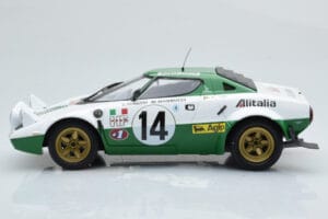 Lancia Stratos Alitalia #14 S. Munari / M. Mannucci Winners Rally Monte Carlo 1975 Minichamps 1:18 155751714 Metāls — attēls 3 no 6
