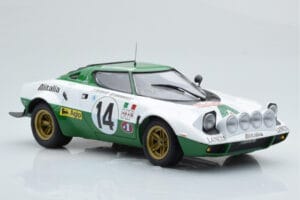 Lancia Stratos Alitalia #14 S. Munari / M. Mannucci Winners Rally Monte Carlo 1975 Minichamps 1:18 155751714 Metāls — attēls 4 no 6