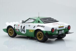 Lancia Stratos Alitalia #14 S. Munari / M. Mannucci Winners Rally Monte Carlo 1975 Minichamps 1:18 155751714 Metāls — attēls 5 no 6