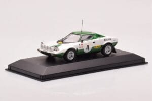 Lancia Stratos Alitalia #4 B. Waldegaard / H. Thorzelius Winner Rally Sweden 1975 Minichamps 1:43 430751204 Metāls — attēls 2 no 4