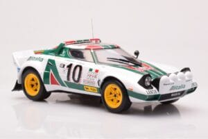 Lancia Stratos HF #10 S. Munari / S. Maiga Rally Monte Carlo 1976 IXO 1:18 18RMC162A Metāls — attēls 4 no 6
