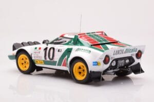 Lancia Stratos HF #10 S. Munari / S. Maiga Rally Monte Carlo 1976 IXO 1:18 18RMC162A Metāls — attēls 5 no 6