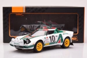 Lancia Stratos HF #10 S. Munari / S. Maiga Rally Monte Carlo 1976 IXO 1:18 18RMC162A Metāls — attēls 6 no 6