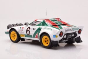 Lancia Stratos HF #6 B. Waldegård / H. Thorszelius Rally Monte Carlo 1976 IXO 1:18 18RMC162B Metāls — attēls 5 no 6