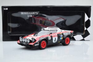 Lancia Stratos Pirelli #4 M. Alen / I. Kivimaki Winners Rally Sanremo 1978 Minichamps 1:18 155781704 Metāls — attēls 6 no 6
