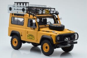Land Rover Defender 90 Camel Trophy Borneo 1985 Almost Real 1:18 810213 Metāls — attēls 6 no 8