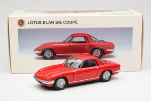 Lotus Elan S2 SE Coupe Sarkans AUTOart 1:18 75351 Metāls — attēls 8 no 8