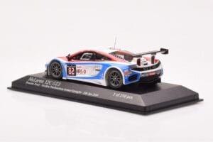 McLaren 12C GT3 #82 Russian Team A. Vasiliev / D. Vasiliauskas / M. Asmer / B. Spengler Spa 24 Hours 2014 Minichamps 1:43 437 — attēls 3 no 4