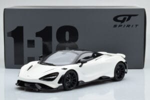 McLaren 765LT Balts GT Spirit 1:18 GT861 Sveķi — attēls 6 no 6