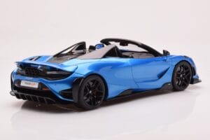 McLaren 765LT Spider Zils GT Spirit 1:18 GT886 Sveķi — attēls 2 no 6