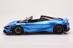 McLaren 765LT Spider Zils GT Spirit 1:18 GT886 Sveķi — attēls 3 no 6