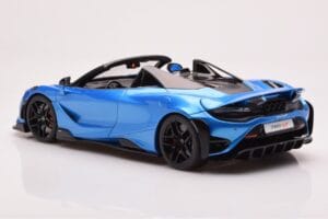 McLaren 765LT Spider Zils GT Spirit 1:18 GT886 Sveķi — attēls 5 no 6