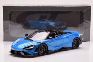 McLaren 765LT Spider Zils GT Spirit 1:18 GT886 Sveķi — attēls 6 no 6
