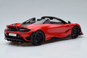 McLaren 765LT Spider Sarkans GT Spirit 1:18 GT420 Sveķi — attēls 2 no 6