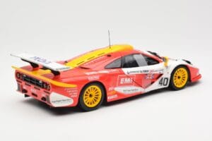 McLaren F1 GTR #40 J. O'Rourke / M. Sugden / P. Auberlein EMI 24 Hours of Le Mans 1996 UT Models 1:18 39820 Metāls — attēls 2 no 6