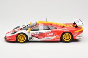 McLaren F1 GTR #40 J. O'Rourke / M. Sugden / P. Auberlein EMI 24 Hours of Le Mans 1996 UT Models 1:18 39820 Metāls — attēls 3 no 6