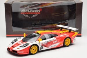 McLaren F1 GTR #40 J. O'Rourke / M. Sugden / P. Auberlein EMI 24 Hours of Le Mans 1996 UT Models 1:18 39820 Metāls — attēls 6 no 6