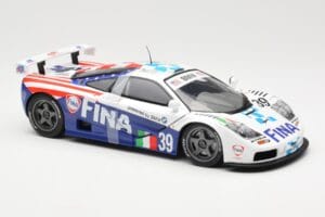 McLaren F1 GTR #39 N. Piquet / J. Cecotto / D. Sullivan Team Bigazzi 24 Hours of Le Mans 1996 UT Models 1:18 80439421485 Metā — attēls 2 no 6