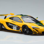 McLaren P1 GTR Dzeltens Ar Zaļām Svītrām AUTOart 1:18 - image 5 of 7