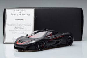 McLaren P1 Matēts Melns AUTOart 1:18 76027 Metāls — attēls 9 no 9