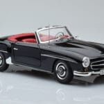 Mercedes 190 SL W121 Kabriolets Melns Minichamps 1:18 100037030 - image 5 of 8