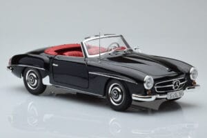 Mercedes 190 SL W121 Kabriolets Melns Minichamps 1:18 100037030 Metāls — attēls 5 no 8