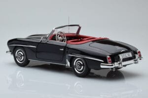 Mercedes 190 SL W121 Kabriolets Melns Minichamps 1:18 100037030 Metāls — attēls 6 no 8