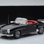 Mercedes 190 SL W121 Kabriolets Melns Minichamps 1:18 100037030 - image 8 of 8