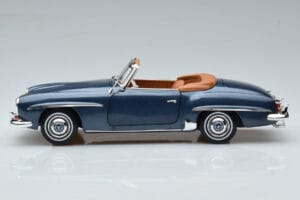Mercedes 190 SL W121 Roadster Zils Norev 1:18 B66040625 Metāls — attēls 5 no 8