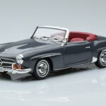 Mercedes 190 SL W121 Roadster Pelēks Norev 1:18 183402 Metāls