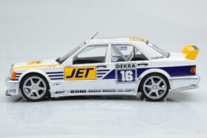 Mercedes 190E 2.5-16 W201 EVO 1 Jet #16 F. Biela Team Ms-Jet Racing DTM 1990 Minichamps 1:18 155903616 Metāls — attēls 3 no 6