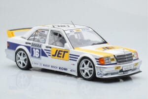 Mercedes 190E 2.5-16 W201 EVO 1 Jet #16 F. Biela Team Ms-Jet Racing DTM 1990 Minichamps 1:18 155903616 Metāls — attēls 4 no 6