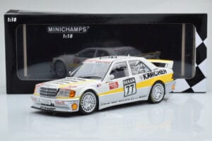 Mercedes 190E 2.5-16 W201 EVO 1 Karcher #77 F. Kreutzpointer Team AMG-Mercedes DTM 1990 Minichamps 1:18 155903677 Metāls — attēls 6 no 6