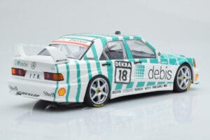 Mercedes 190E 2.5-16 W201 EVO 2 Debis #18 F. Giroix Team Zackspeed DTM 1991 Minichamps 1:18 155913618 Metāls — attēls 2 no 6