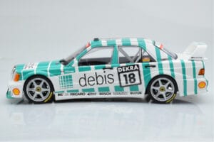 Mercedes 190E 2.5-16 W201 EVO 2 Debis #18 F. Giroix Team Zackspeed DTM 1991 Minichamps 1:18 155913618 Metāls — attēls 3 no 6