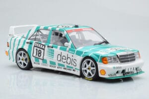 Mercedes 190E 2.5-16 W201 EVO 2 Debis #18 F. Giroix Team Zackspeed DTM 1991 Minichamps 1:18 155913618 Metāls — attēls 4 no 6