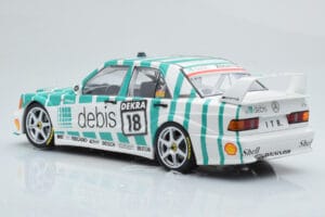 Mercedes 190E 2.5-16 W201 EVO 2 Debis #18 F. Giroix Team Zackspeed DTM 1991 Minichamps 1:18 155913618 Metāls — attēls 5 no 6