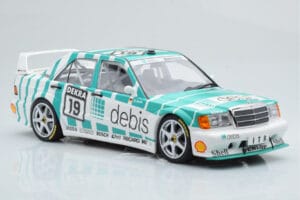 Mercedes 190E 2.5-16 W201 EVO 2 Debis #19 R. Asch Team Zackspeed DTM 1991 Minichamps 1:18 155913619 Metāls — attēls 4 no 6
