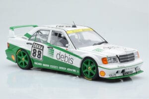 Mercedes 190E 2.5-16 W201 EVO 2 Debis #88 B. Schneider Team Zackspeed DTM 1991 Minichamps 1:18 155913688 Metāls — attēls 4 no 6
