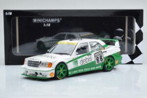 Mercedes 190E 2.5-16 W201 EVO 2 Debis #88 B. Schneider Team Zackspeed DTM 1991 Minichamps 1:18 155913688 Metāls — attēls 6 no 6
