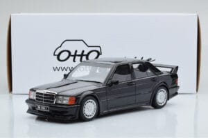 Mercedes 190E W201 2.5-16 Evo I Melns Otto 1:18 OT151 Sveķi — attēls 6 no 6