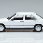 Mercedes 190 E W201 Balts Norev 1:18 183820 Metāls - image 4 of 7