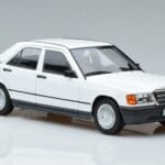 Mercedes 190 E W201 Balts Norev 1:18 183820 Metāls - image 5 of 7