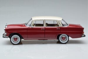 Mercedes 200 W110 Sarkans Norev 1:18 183706 Metāls — attēls 5 no 7