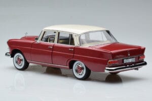 Mercedes 200 W110 Sarkans Norev 1:18 183706 Metāls — attēls 7 no 7